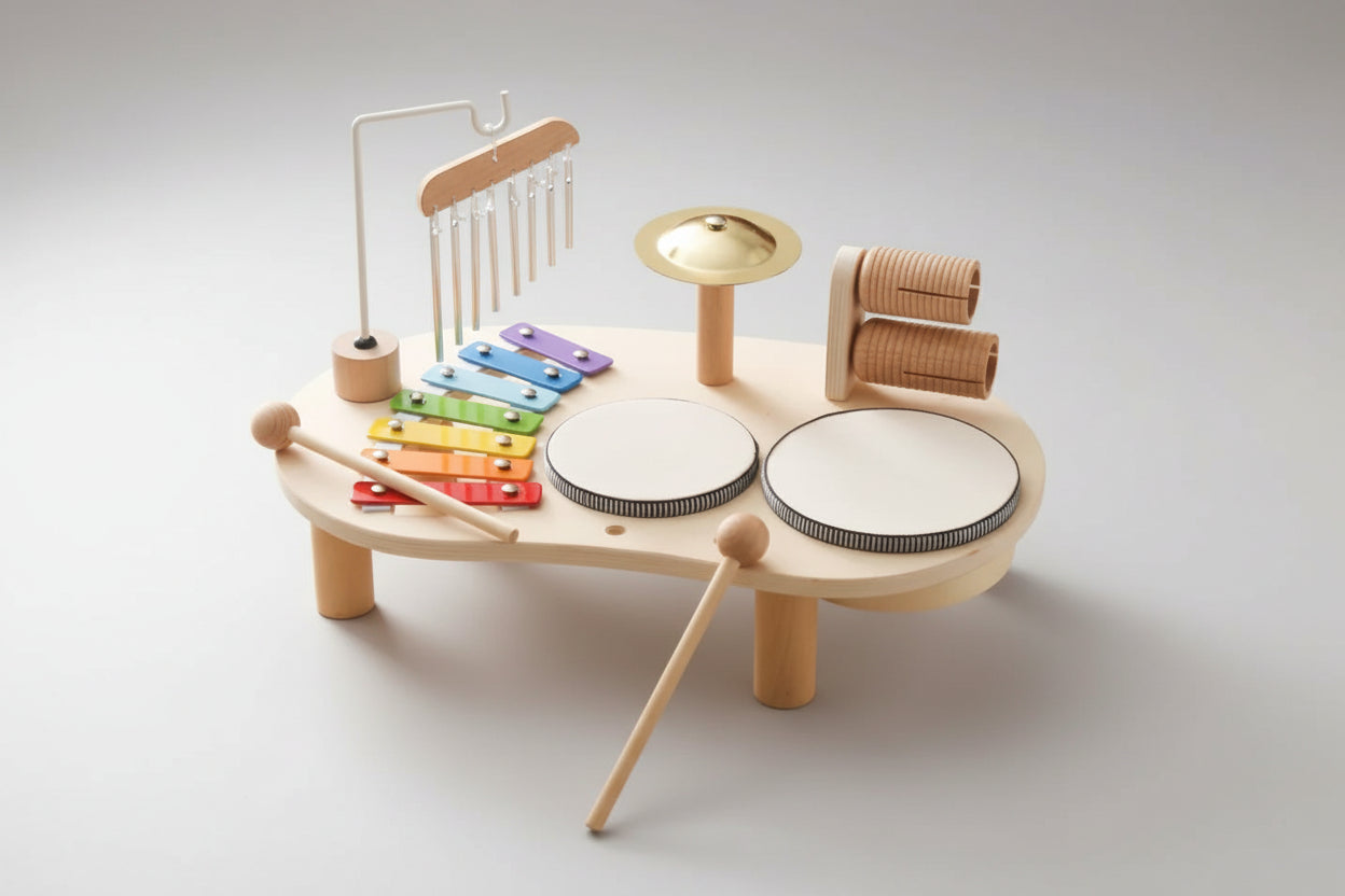 Children’s Wooden Musical Instrument Set