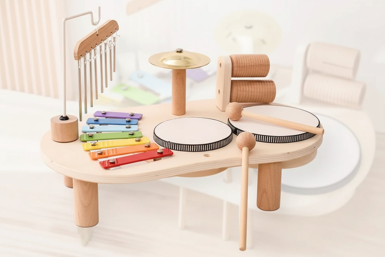 Children’s Wooden Musical Instrument Set