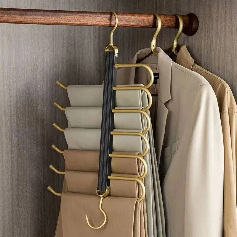 Collapsible Non-Slip Multi-Pants Hanger