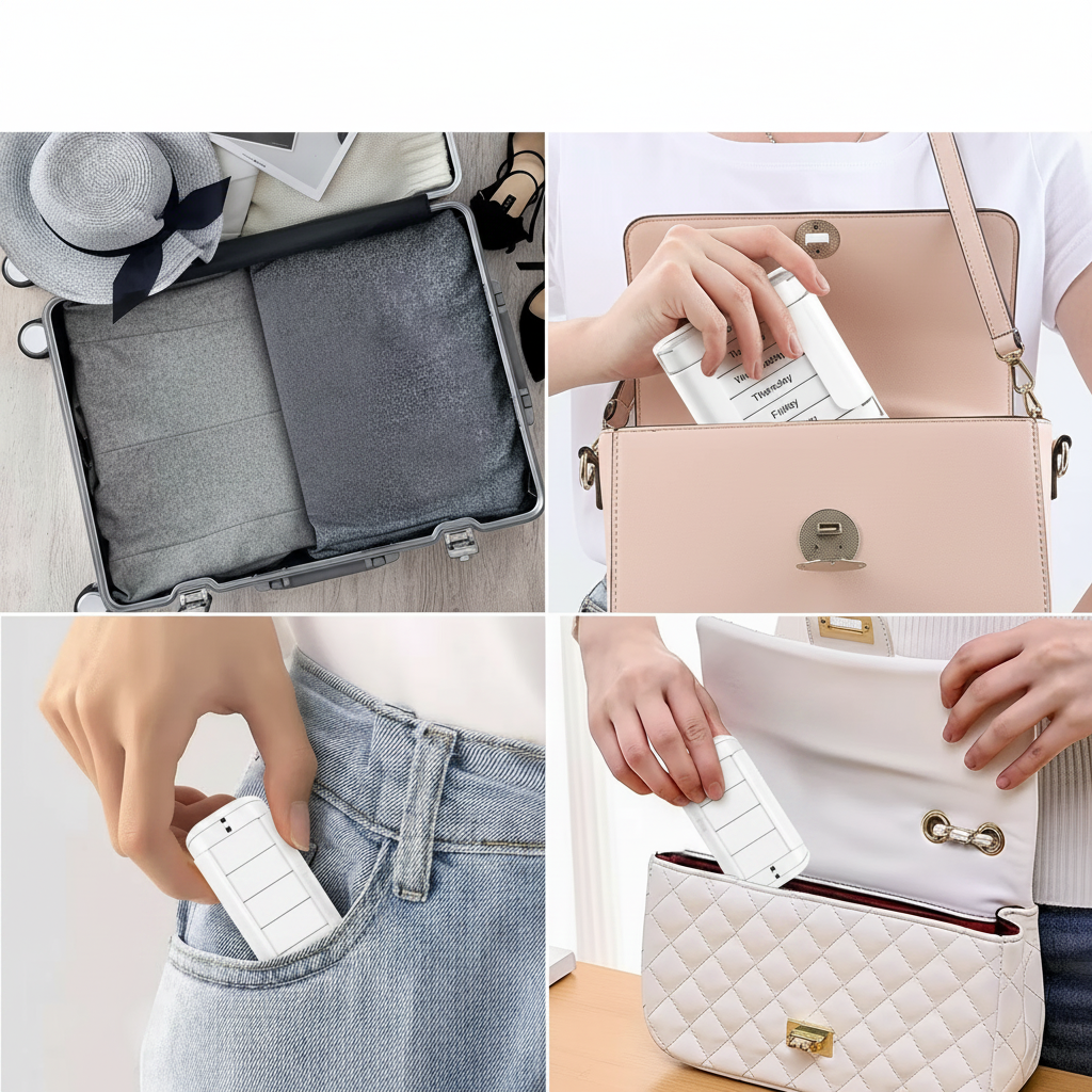 7-Day Pill Organiser with Colour-Coded Daily Compartments