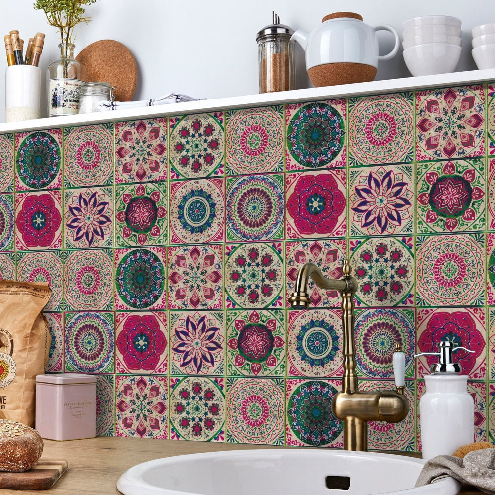 Colorful Mandala Wall Decoration