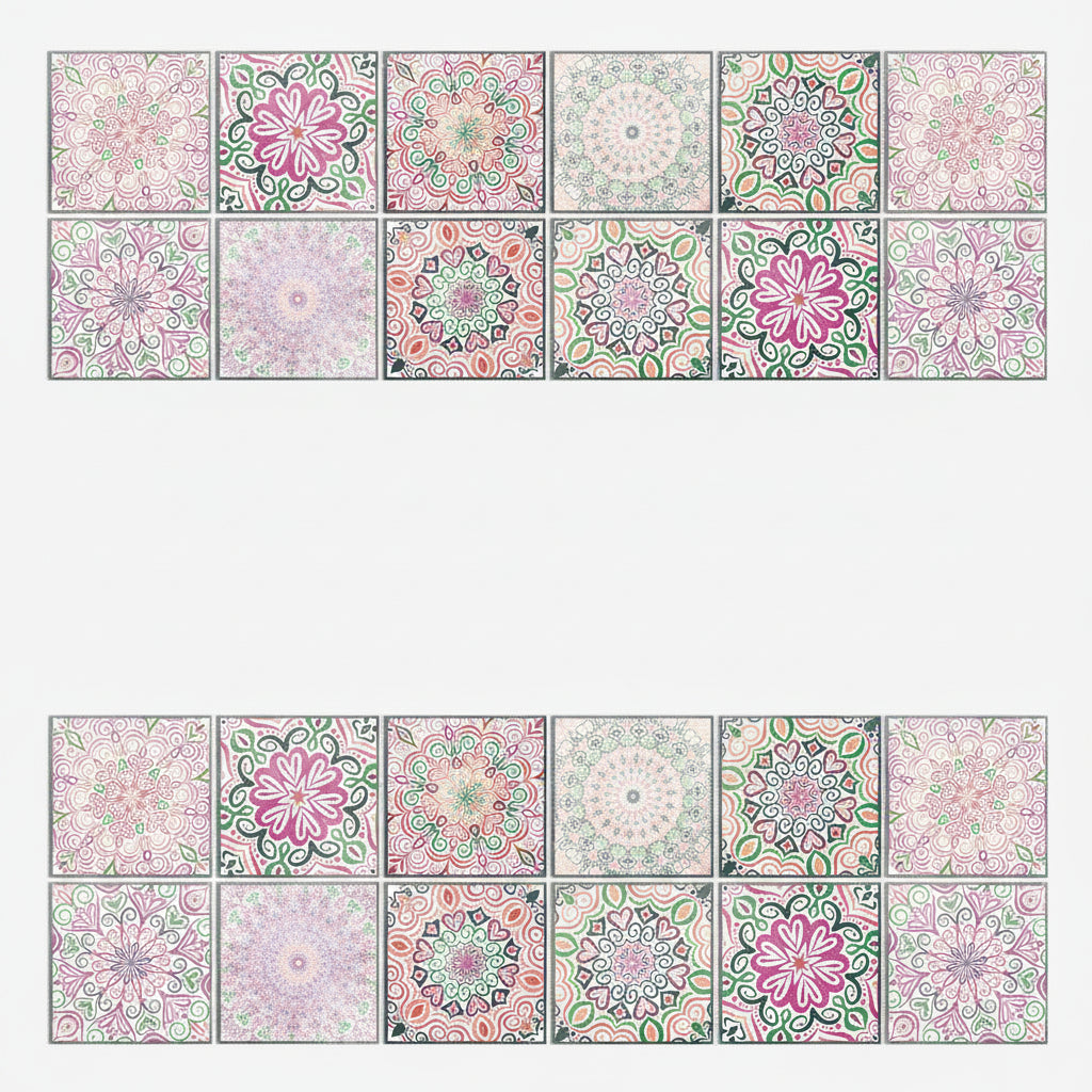 Colorful Mandala Wall Decoration