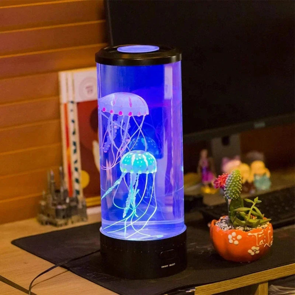 Jellyfish-Shaped LED lamp