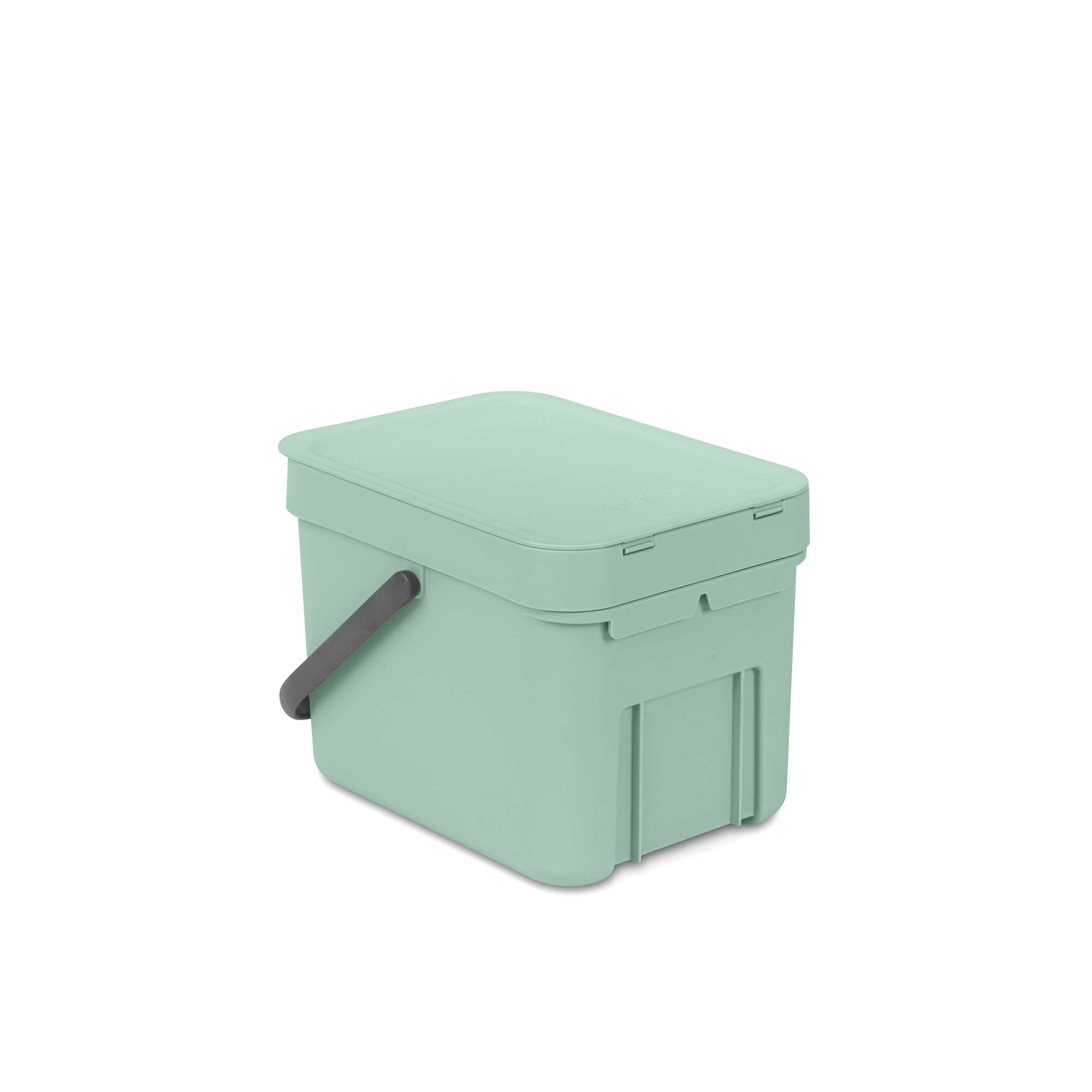 Compact 6L Kitchen Waste Bin with Stay-Open Lid