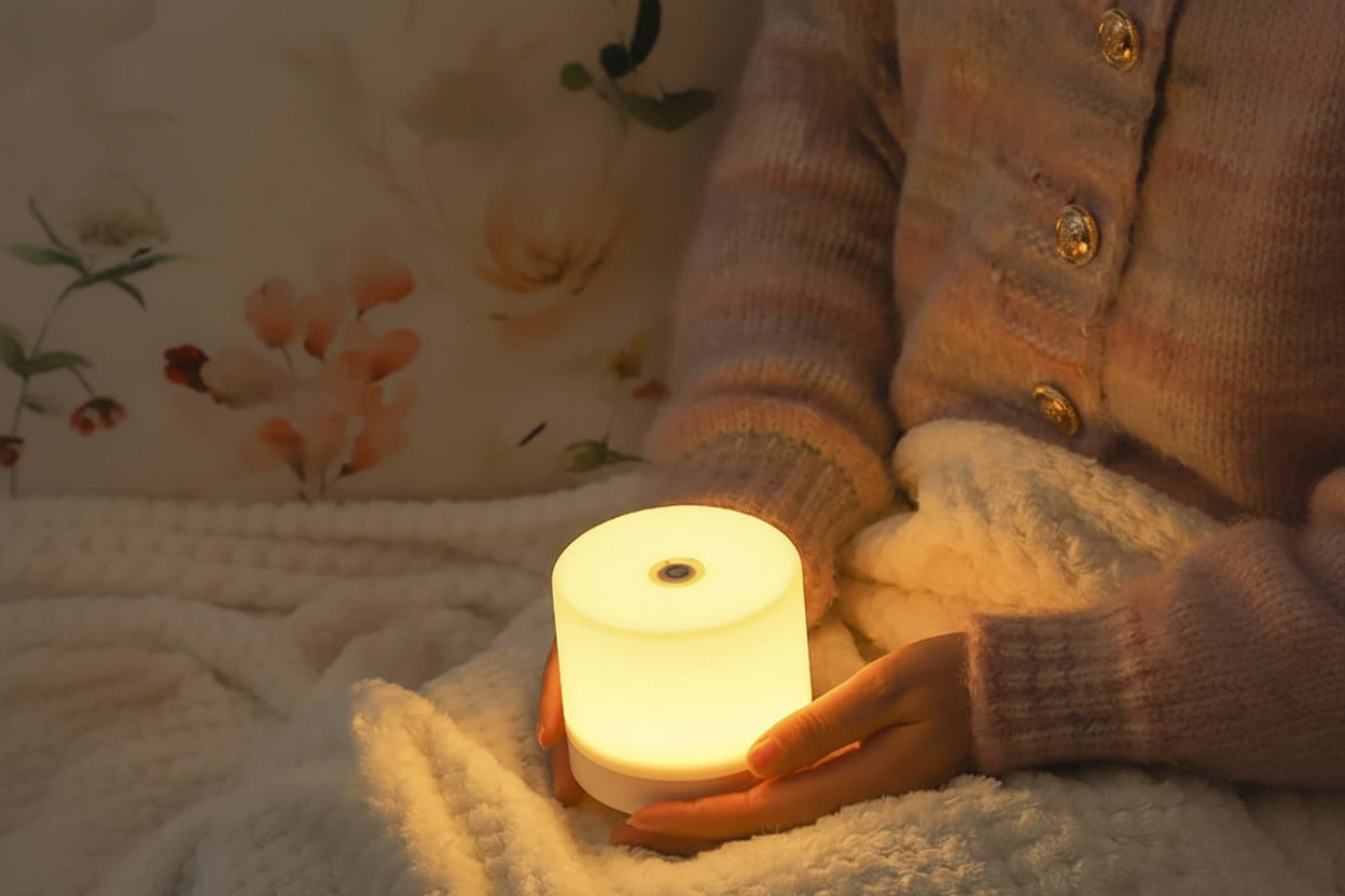 Compact Touch-Dimming LED Night Light