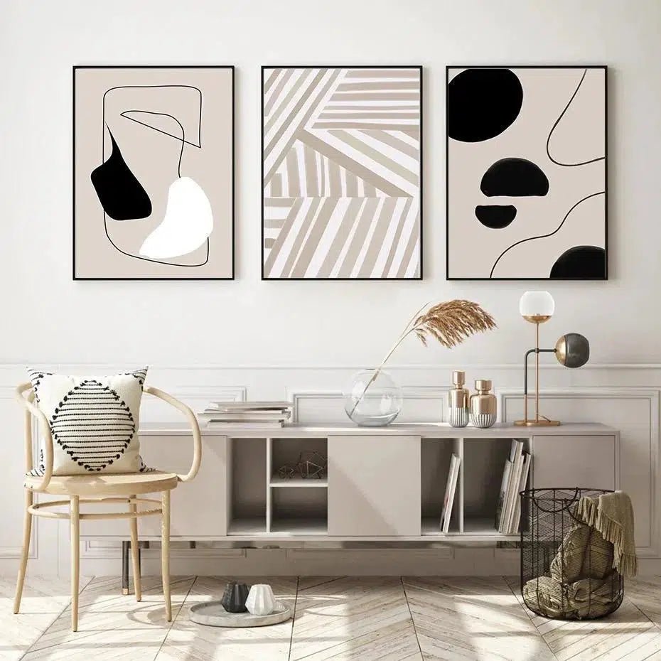 Contemporary Abstract Canvas Prints – Vibrant 280gsm Canvas Wall Art for Home and Office Decor