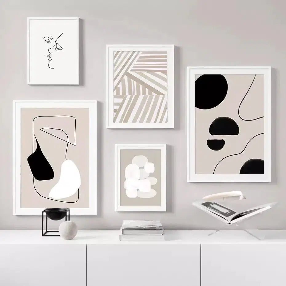 Contemporary Abstract Canvas Prints – Vibrant 280gsm Canvas Wall Art for Home and Office Decor