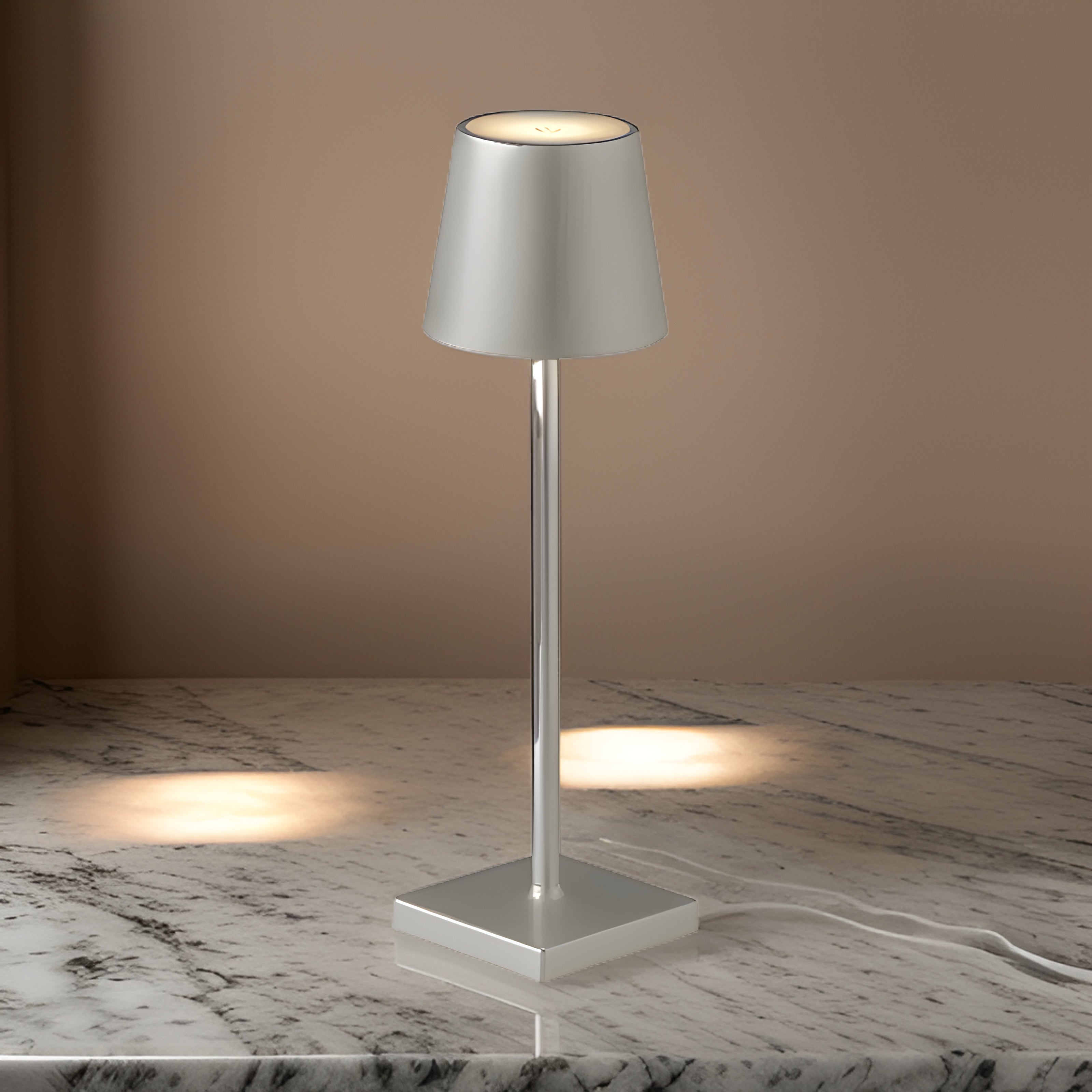 Cordless LED Table Lamp with Long Battery Life – Versatile Bedside Lamp for Home and Office Use