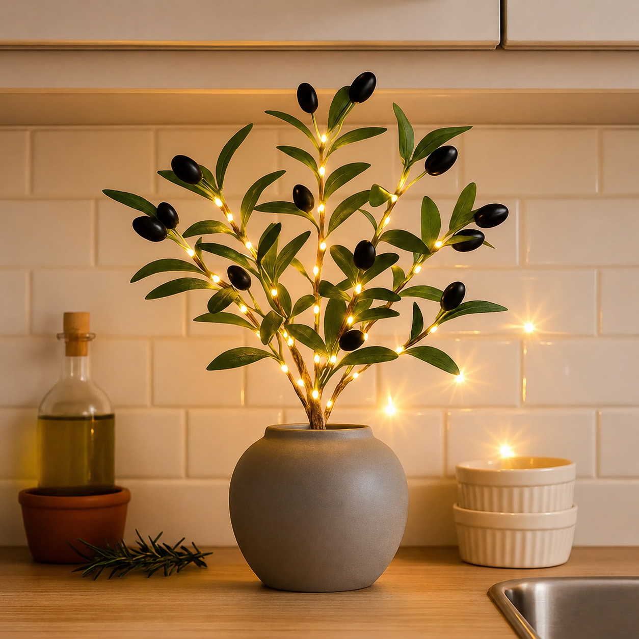 Decorative LED Vase Branches