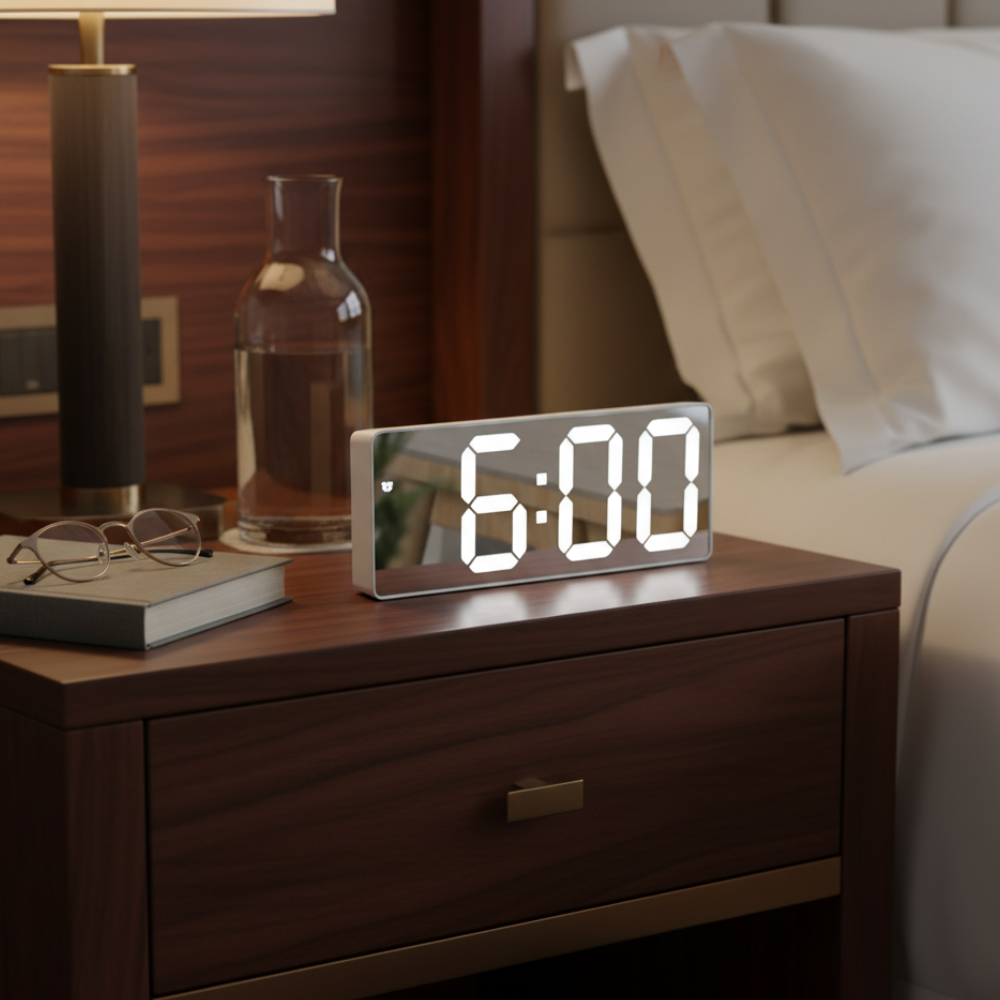 Digital LED Alarm Clock