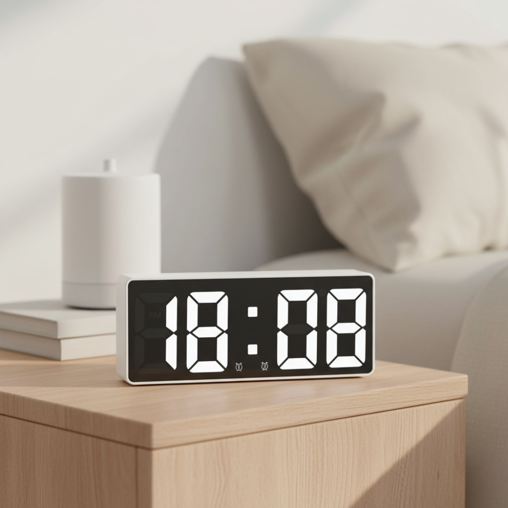 Digital LED Alarm Clock
