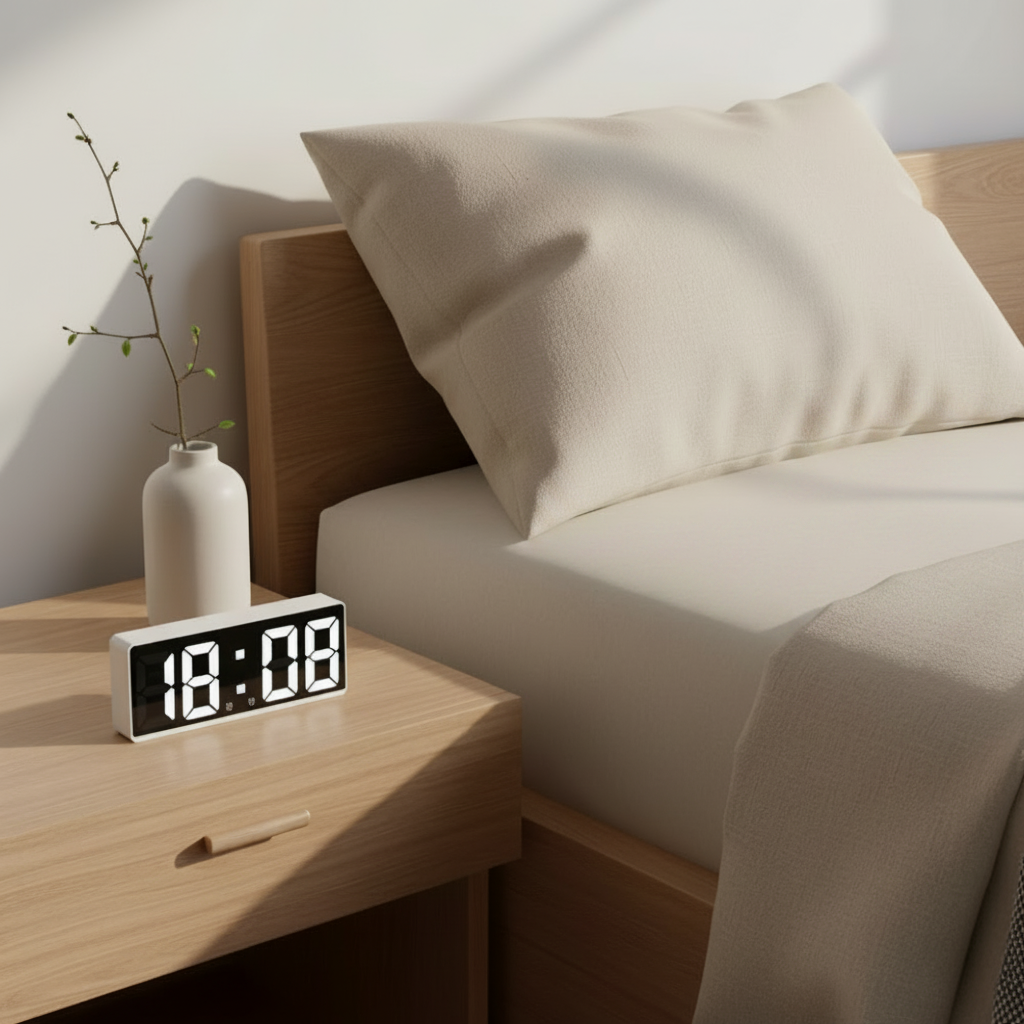 Digital LED Alarm Clock