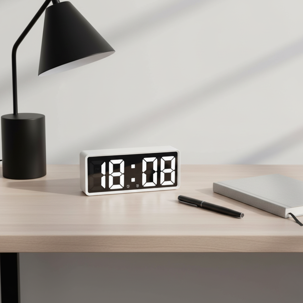 Digital LED Alarm Clock