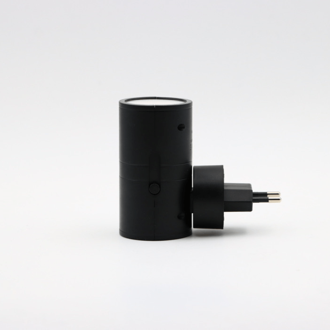 Dimmable LED Plug In Wall Lamp with Automatic Light Sensor – Modern Industrial Design for Home Illumination