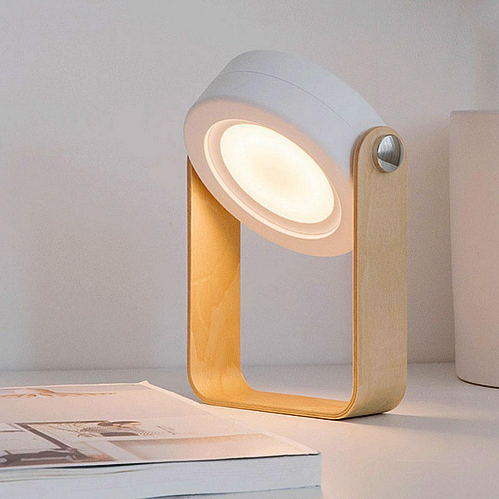 Accordion Light with Wooden Handle