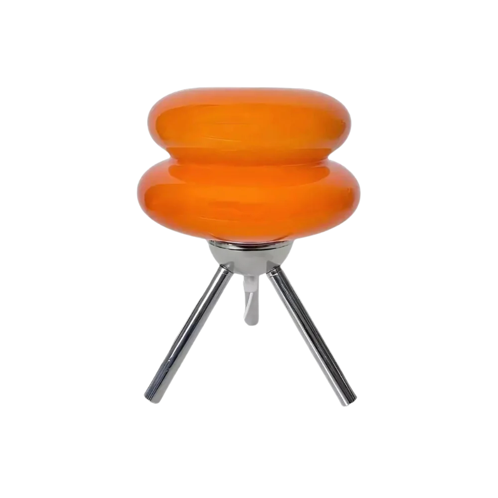 Double-Layer Shade with Modern Tripod Base