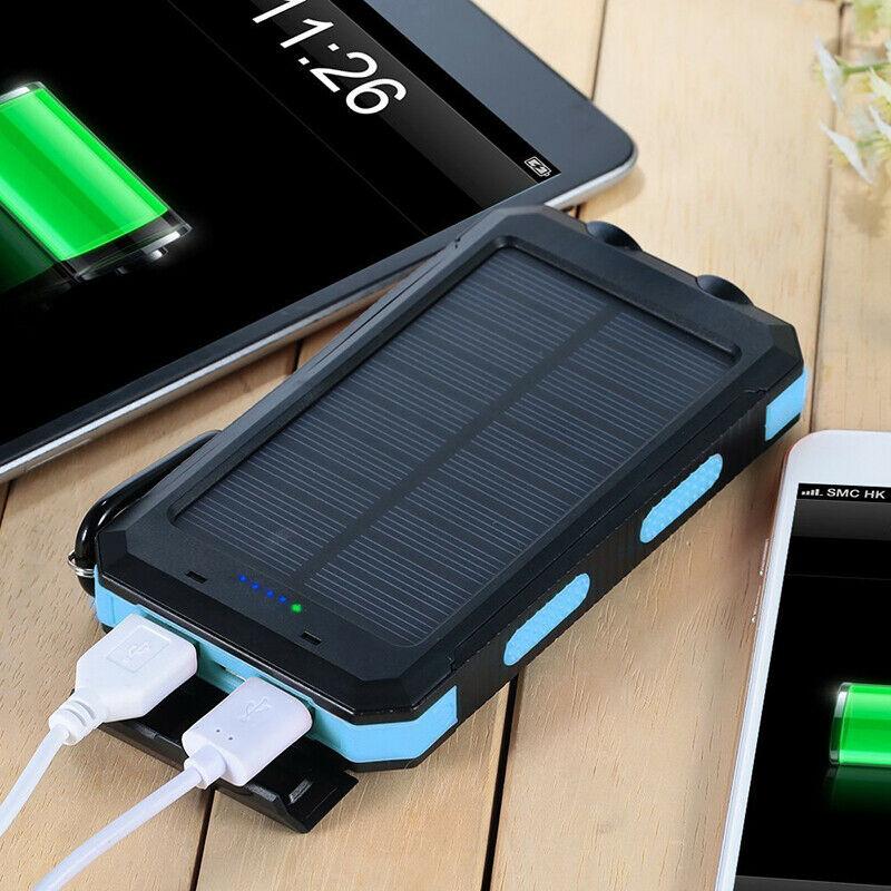 Dual USB Powerbank with LED Flashlight