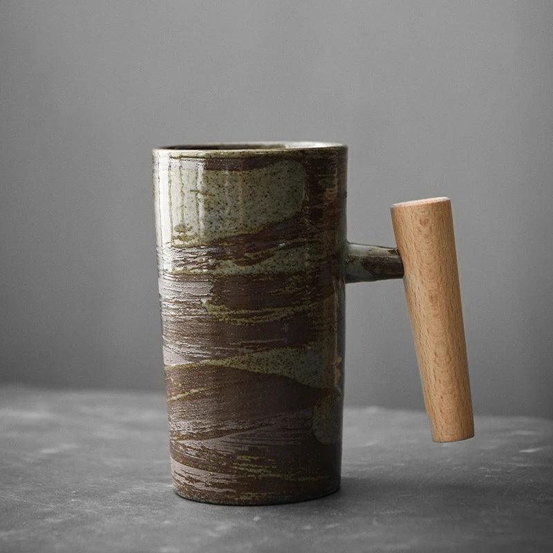 Eco-Friendly Ceramic Coffee Mugs Collection, Porcelain Cups, 220 ml Capacity for Sustainable Drinkware