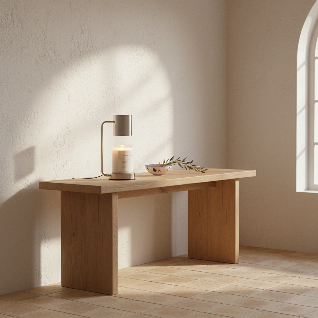 Electric Candle Warmer Table Lamp