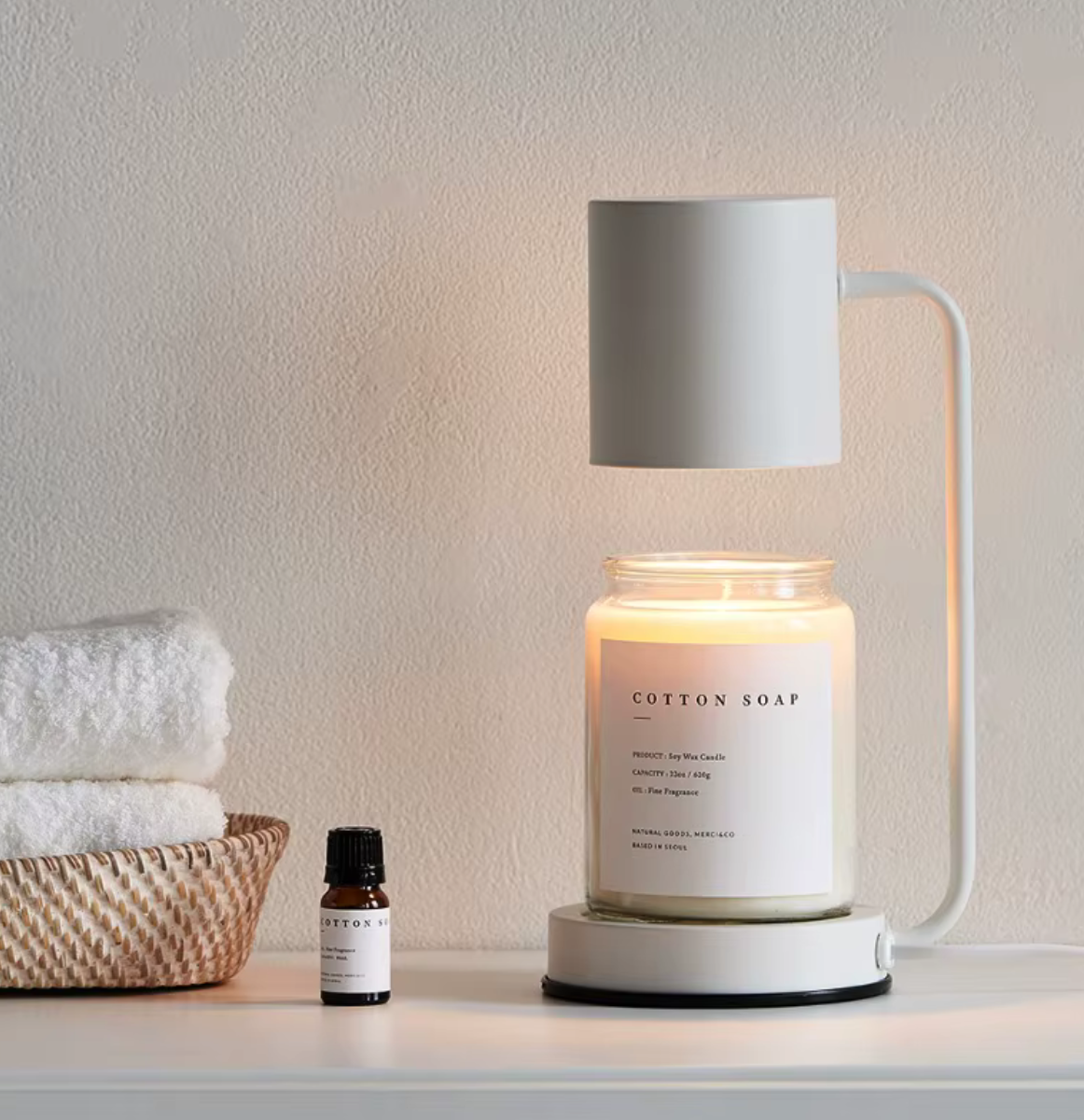 Electric Candle Warmer Table Lamp