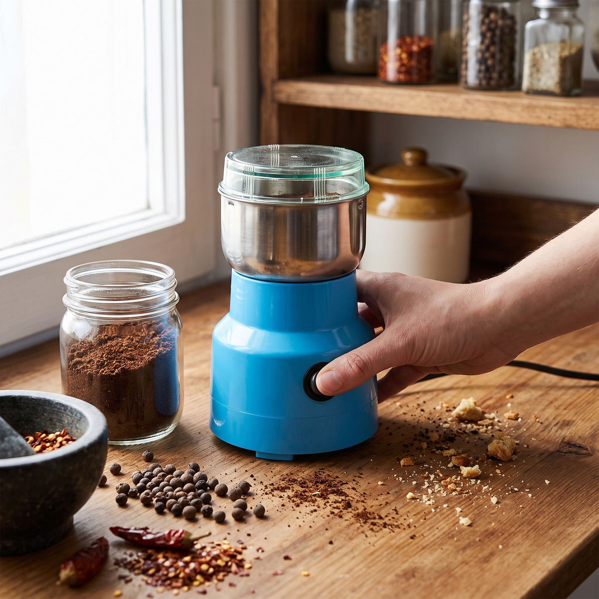 Electric Spice and Coffee Grinder