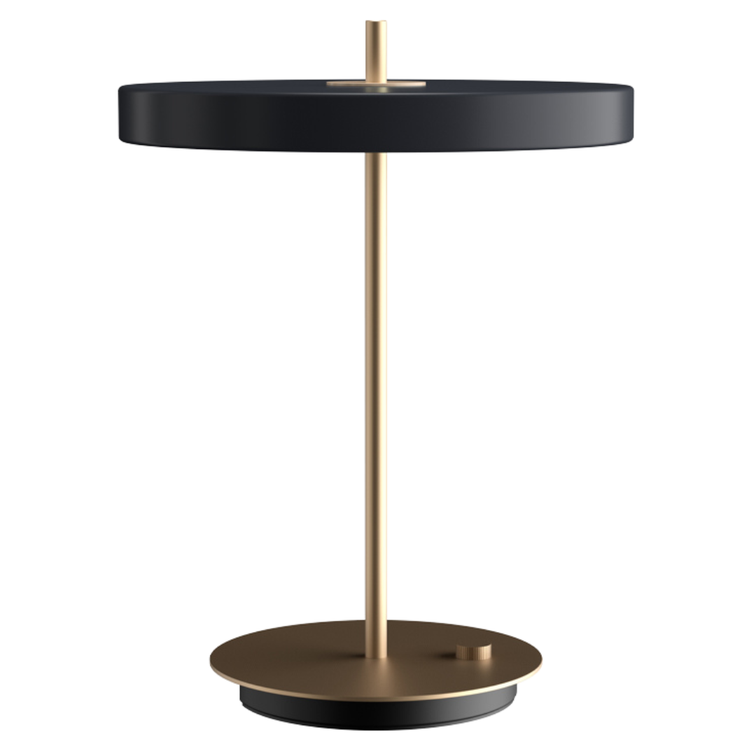 Elegant Dimmable Golden Accent Lamp – Wireless, Adjustable Brightness for Timeless Home Decor