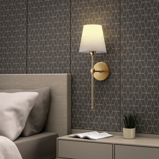 Elegant Wireless Wall Lamp with Remote Control – Rechargeable Battery Operated Wall Sconce for Indoor Use