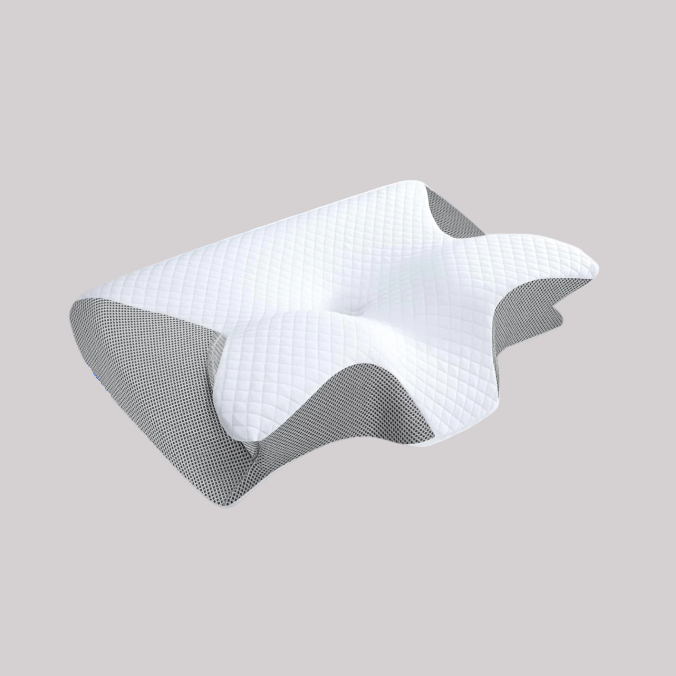 Ergonomic Memory Foam Pillow for Neck Pain Relief – Contour Design with Cooling Cover, Ideal for All Sleep Positions
