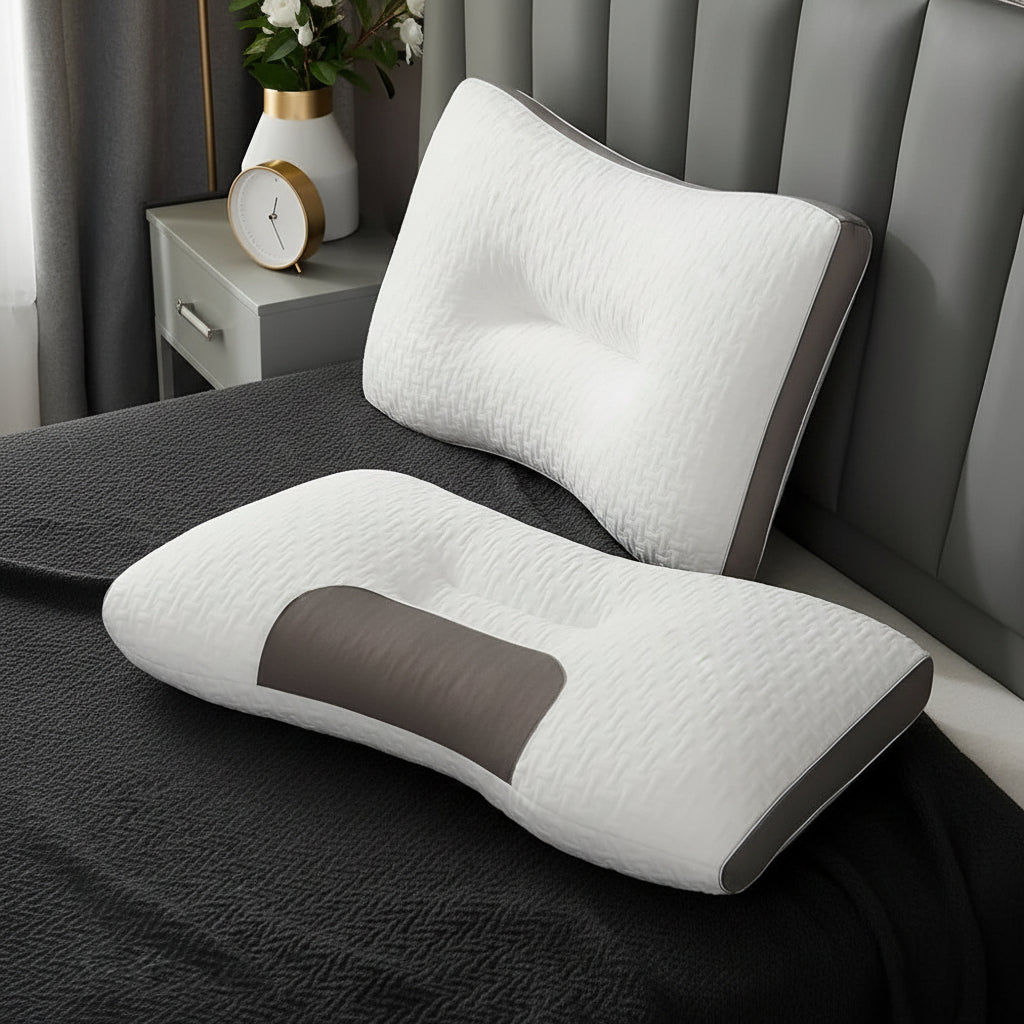 Ergonomic Contoured Neck Support Pillow