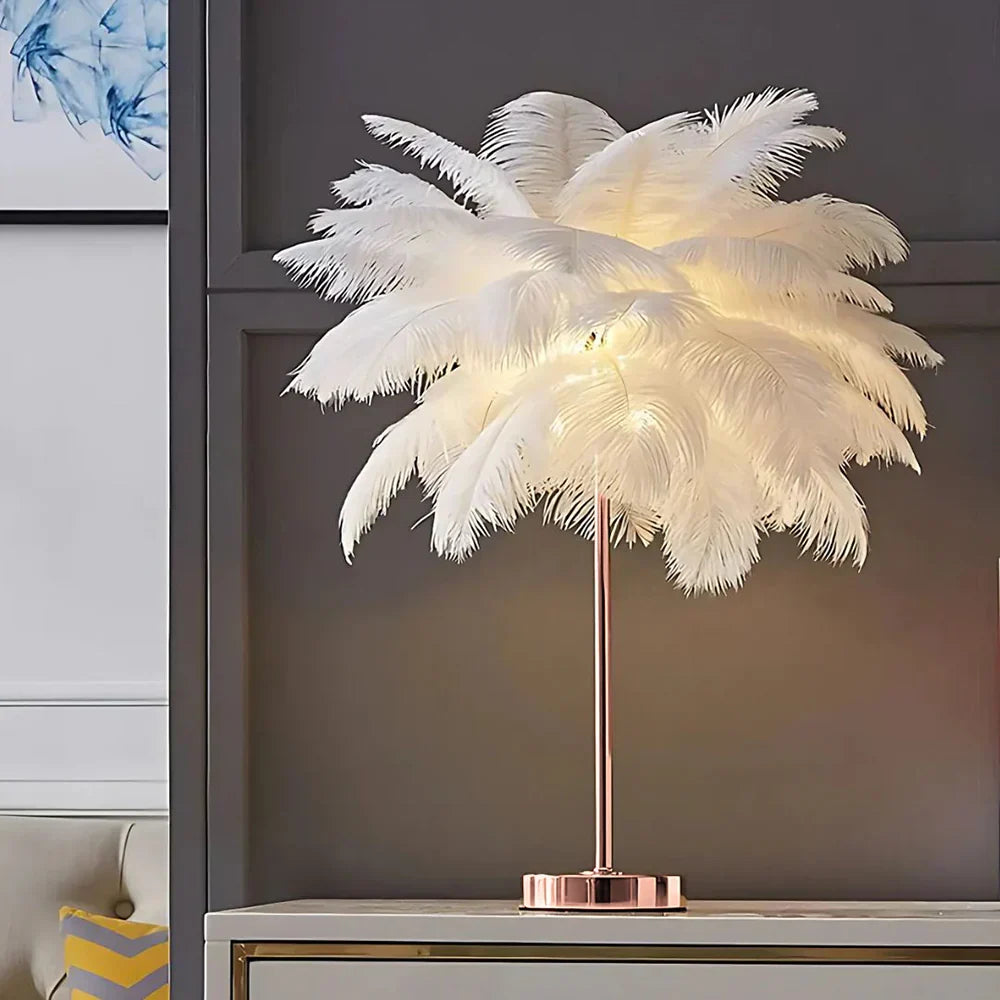 Feather Tree Table Lamp