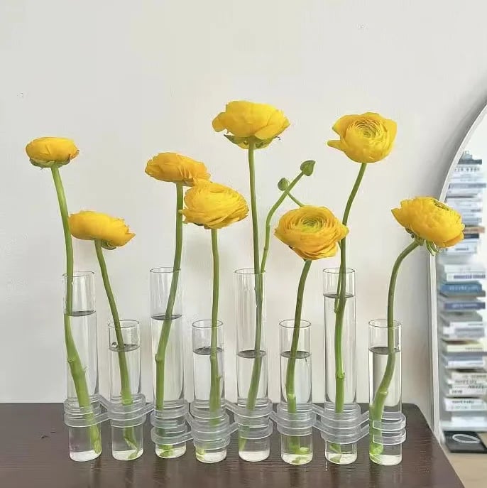 Floral Faux Vase
