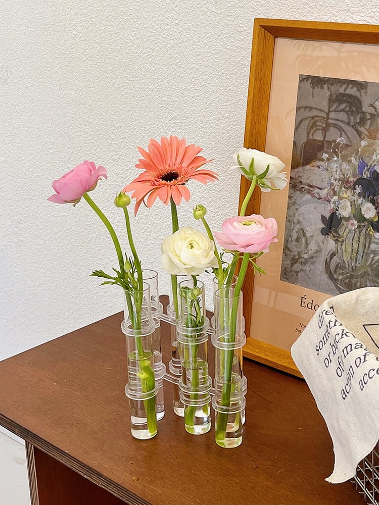 Floral Faux Vase