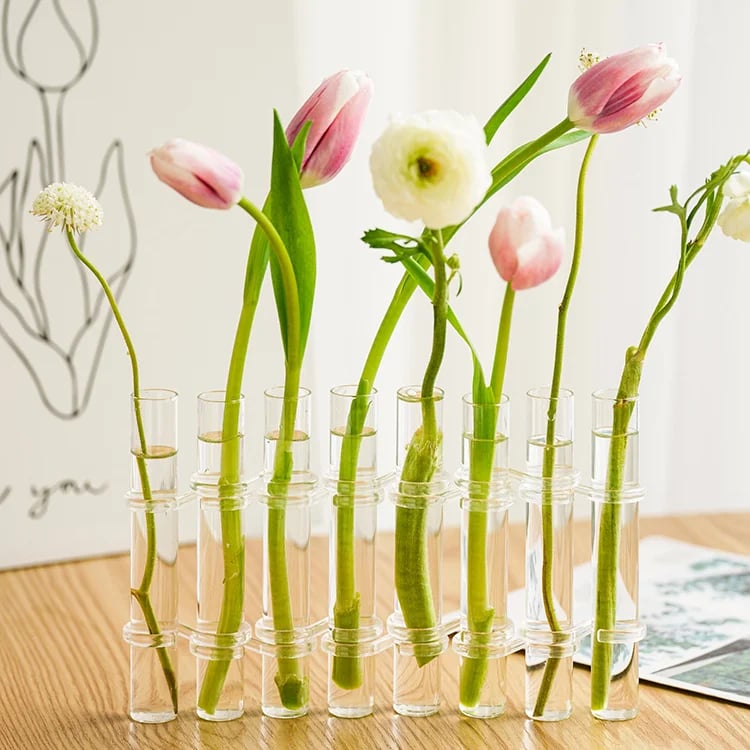 Floral Faux Vase