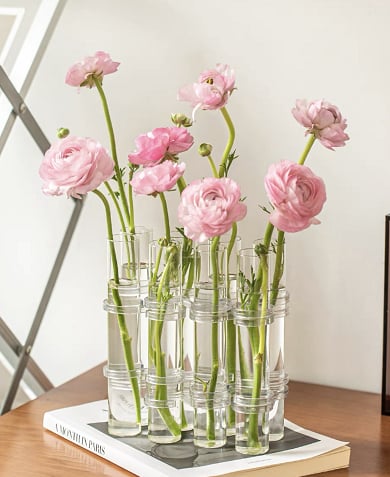 Floral Faux Vase