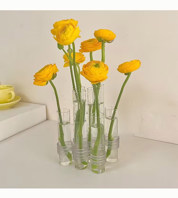 Floral Faux Vase
