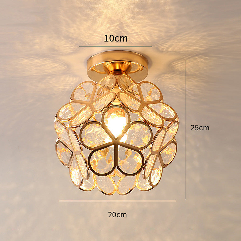 Flower-Shaped Ceiling Lamp for Living Room, Bedroom, and Hallway