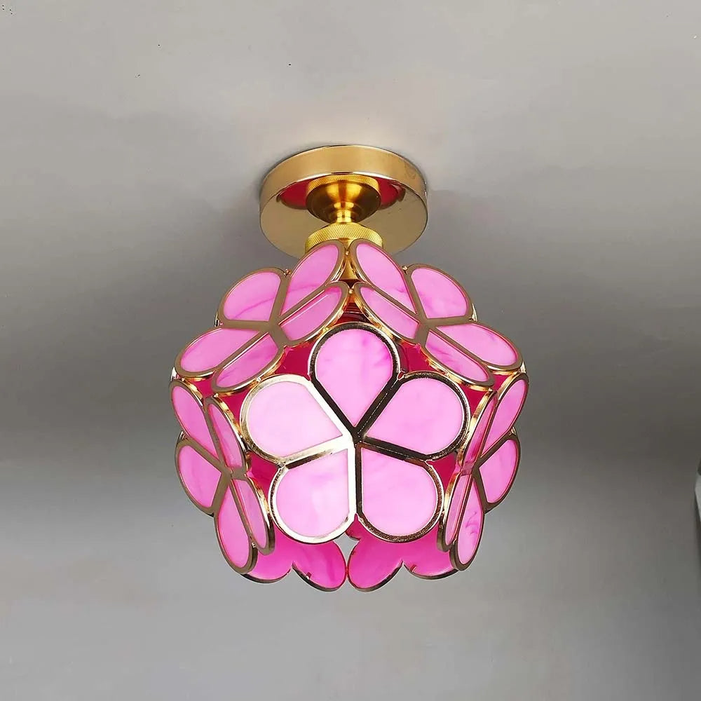 Flower-Shaped Ceiling Lamp for Living Room, Bedroom, and Hallway