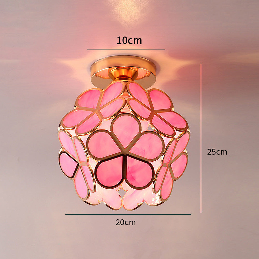 Flower-Shaped Ceiling Lamp for Living Room, Bedroom, and Hallway
