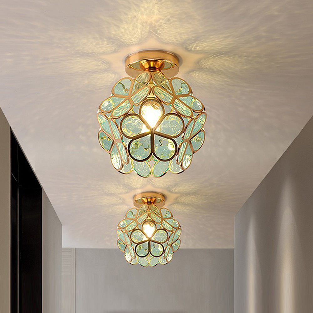 Flower-Shaped Ceiling Lamp for Living Room, Bedroom, and Hallway