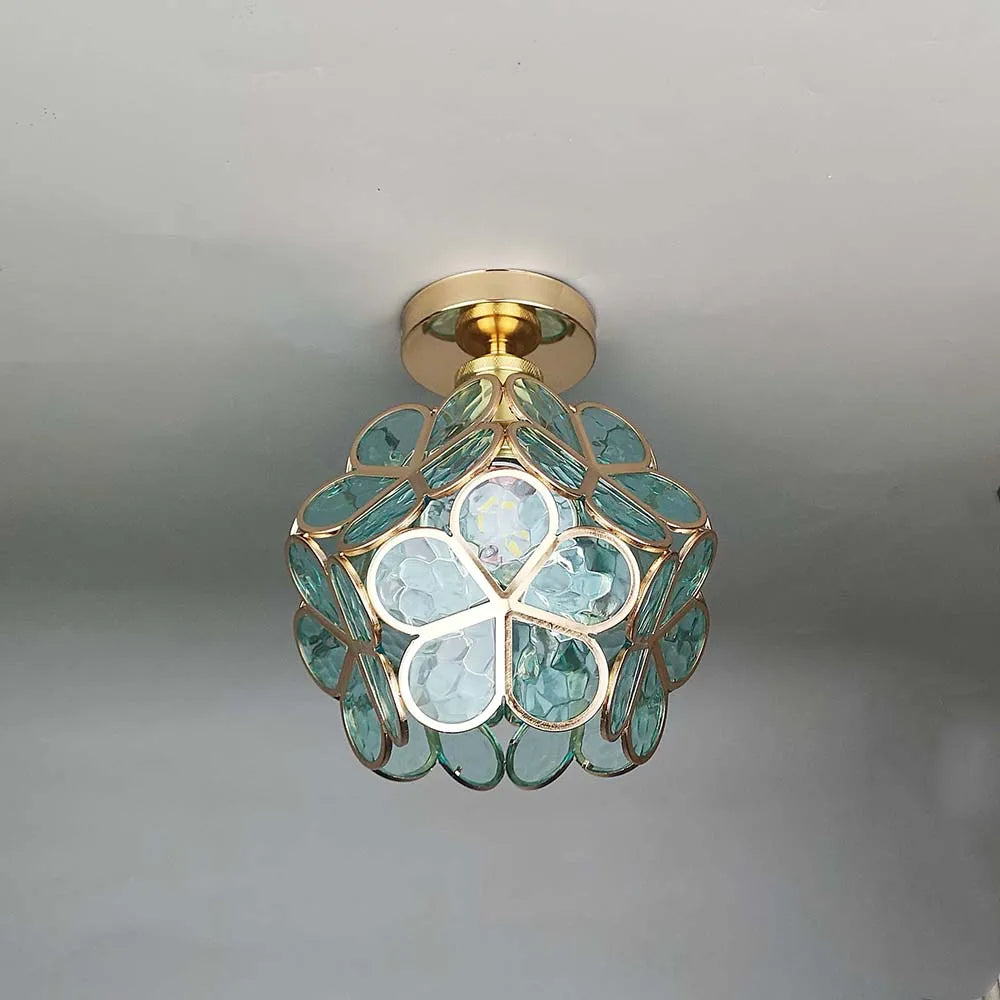 Flower-Shaped Ceiling Lamp for Living Room, Bedroom, and Hallway