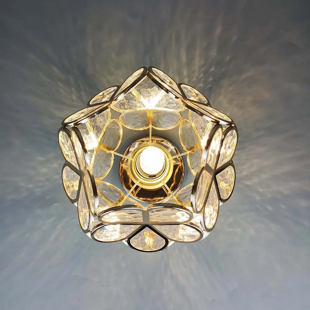 Flower-Shaped Ceiling Lamp for Living Room, Bedroom, and Hallway