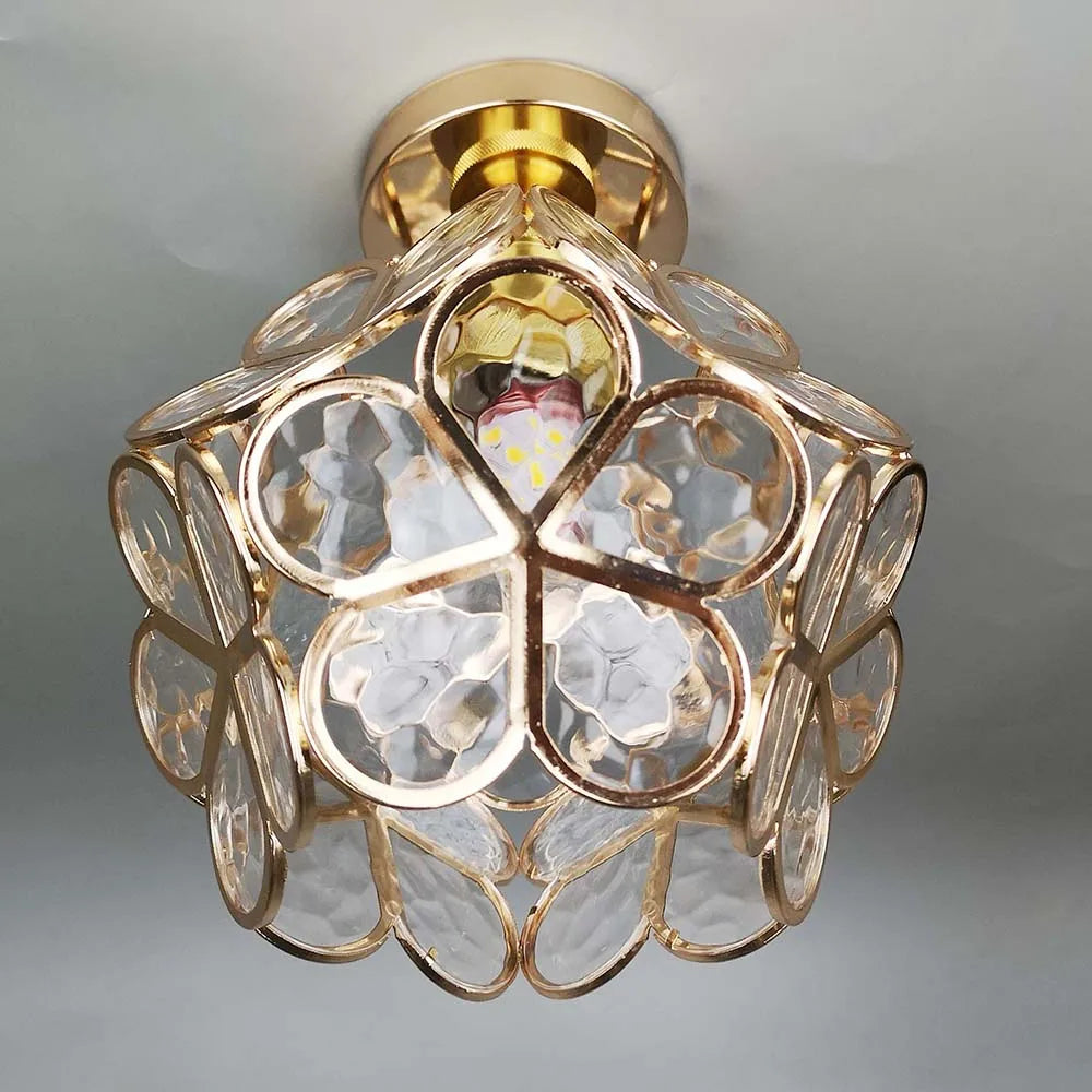 Flower-Shaped Ceiling Lamp for Living Room, Bedroom, and Hallway
