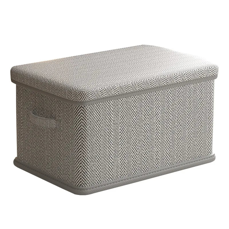 Foldable Storage Box with Lid – Large Capacity Organizer for Clothes, Toys and Household Items