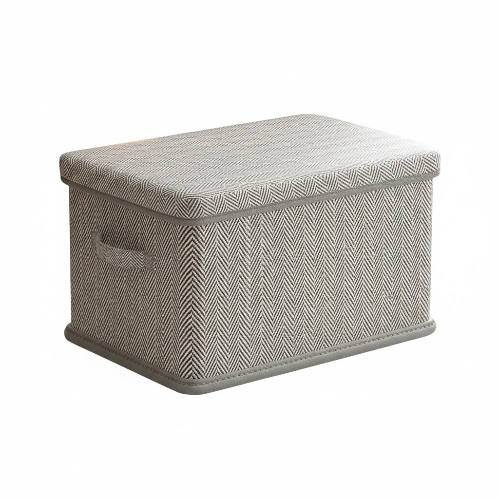 Foldable Storage Box with Lid – Large Capacity Organizer for Clothes, Toys and Household Items