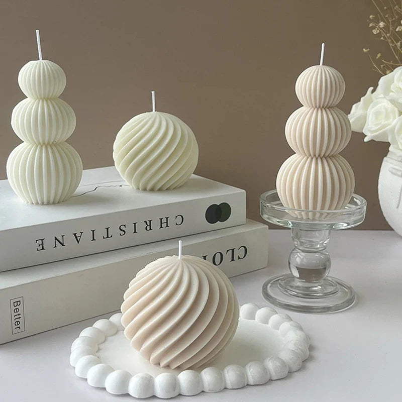 Geometric Ball Scented Candle