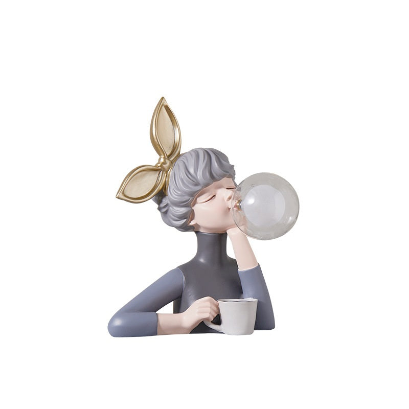Girl with Balloon LED Table Lamp