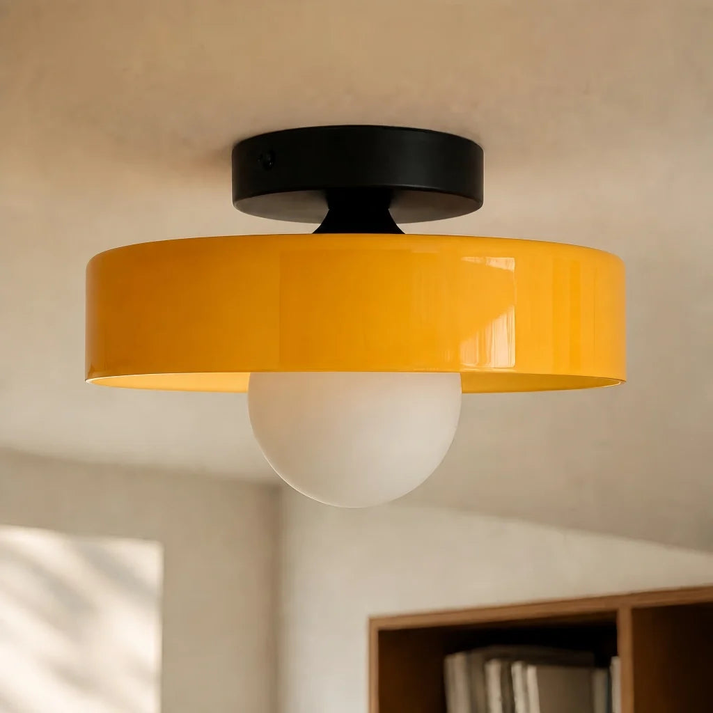 Morrow Glass Disc Ceiling Light/Wall Light