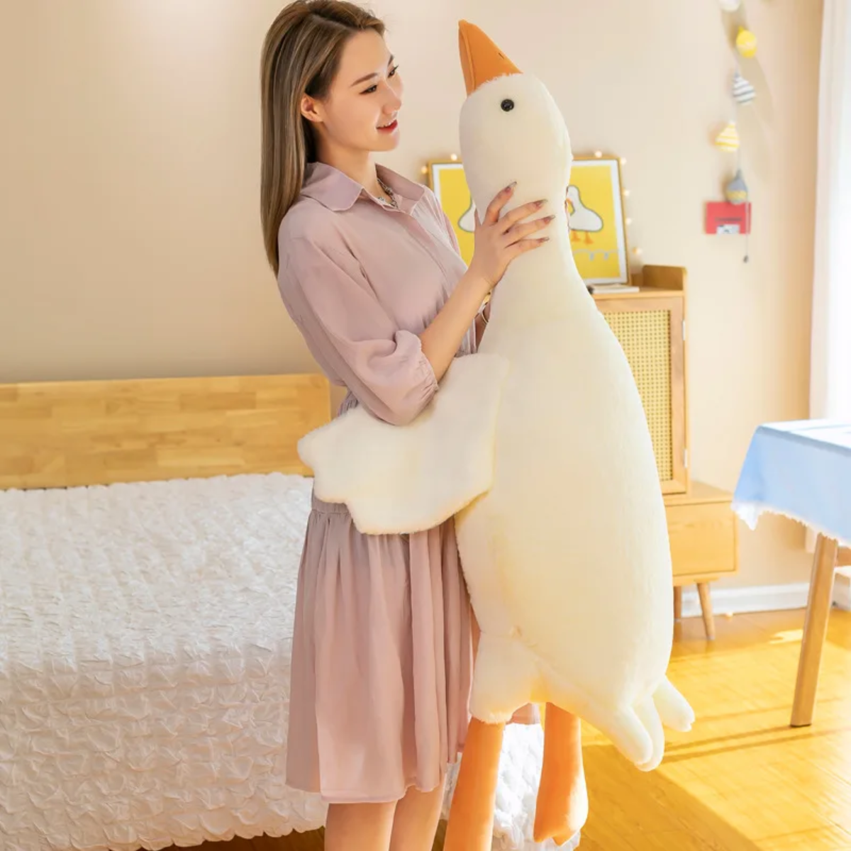 Goose Plush Cushion