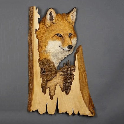 Handcrafted Animal Wall Art Carving Decorative Sculpture