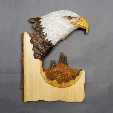 Handcrafted Animal Wall Art Carving Decorative Sculpture
